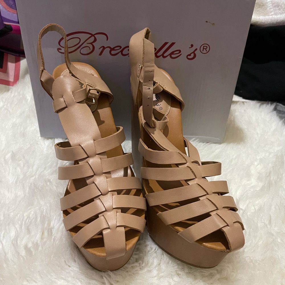 COPY - COPY - Beige natural wedge 8 1/2